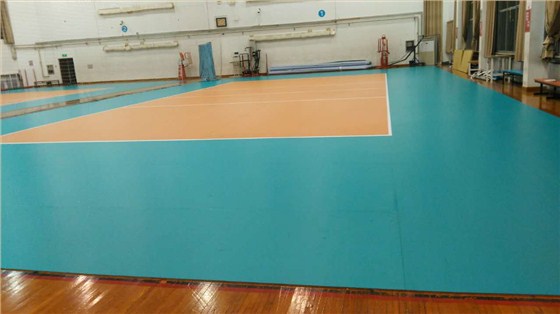 排球館塑膠地板精典案例回顧